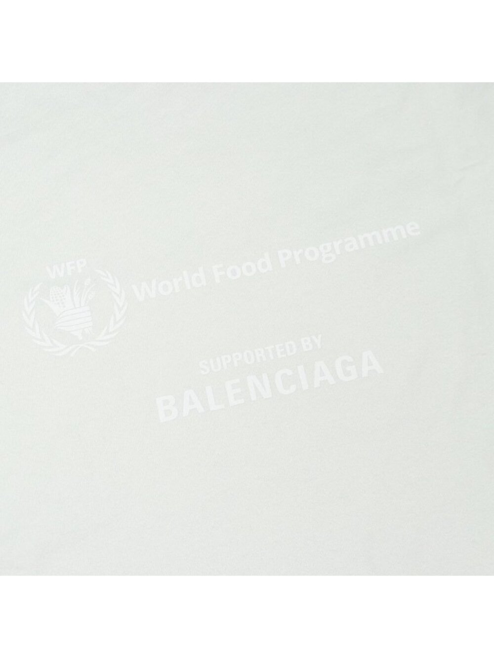 Balenciaga Short Sleeve T-Shirt Wfp White Cotton - Picture 6 of 7